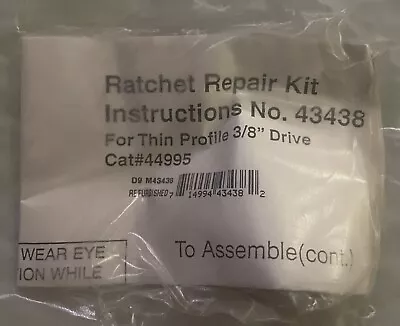 Craftsman Ratchet Repair Kit 43438 For Thin Profile 3/8  Drive • $11