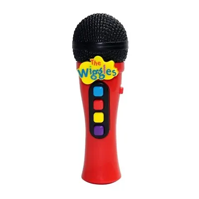 The Wiggles Sing Along Microphone 4 Wiggles Songs Red • $16