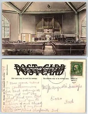 Tipton Indiana M E CHURCH MASSIVE PIPE ORGAN Postcard K507 • $19.99