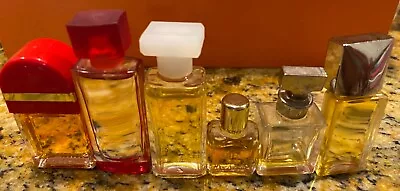 LOT 5 Vintage Mini Perfume Bottles  Designer (see List) Various Amounts • $11.85