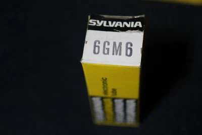 $9 • Buy Sylvania 6GM6 Vacuum Tube NOS In Original Box Tested/Works