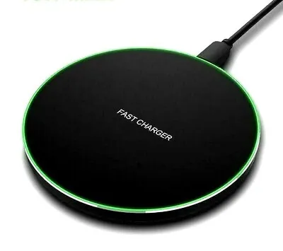 Fast Wireless Charger Charging Pad For Apple IPhone 15 & Samsung • £6.49