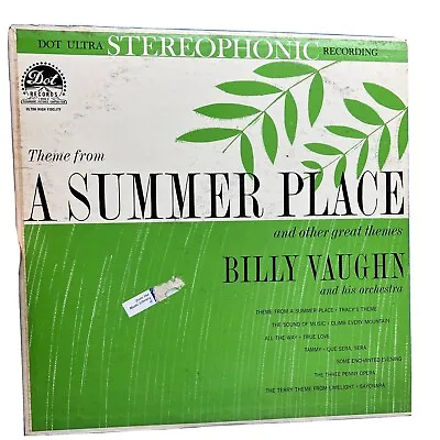 Record Vinyl 33 RPM Album Cover Sleeve Vtg Lp 12  Tiki Billy Vaughn Summer Place • $9.99