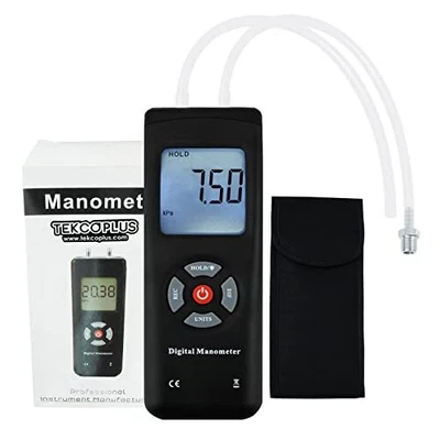 $53.17 • Buy Digital Handheld Manometer HVAC Air Pressure Vacuum Pressure Gas Pressure 