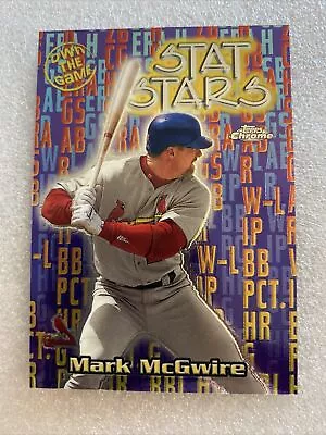 2000 Topps Chrome #OTG14 Mark McGwire Own The Game (629) • $1.29