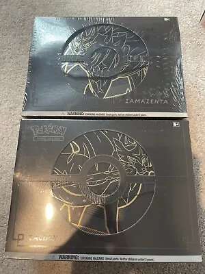 $140 • Buy Pokemon Sword & Shield Zacian And Zamazenta Elite Trainer Box Plus ETB PAIR !!