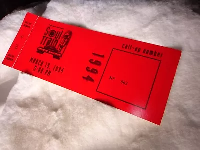 Hip Hop Memorabilia  Soul Train Awards 1994 VIP Red Carpet Arrivals Limo Pass  • $175