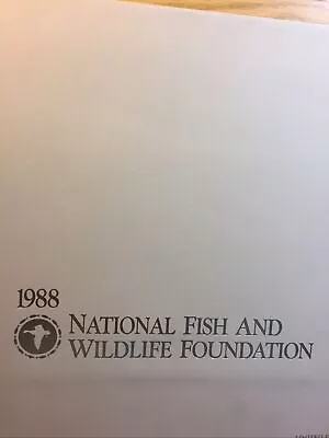 1988National Fish WildlifeFoundation2022/5143Maynard Reece No Stamp.Mint • $122.50