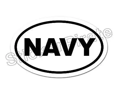 * Oval Car Magnet NAVY Magnetic Bumper Sticker • $5.99