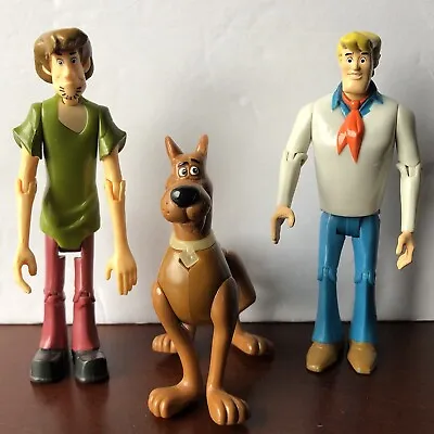 1996 Scooby-Doo Shaggy Fred Action Figures Hanna-Barbera  5 Inch Lot Of 3 • $15.95