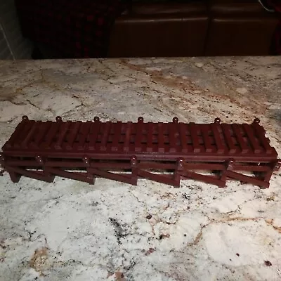 1 Ea. G Scale Train Trestle 24   Long 4   High Handmade Of Redwood & Painted. • $125