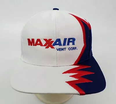 Maxxair Vent Corp Hat Cap Sawtooth RV Camper Trailer Fan Kati Red White Blue Vtg • $14.97