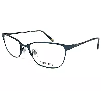 Ellen Tracy Eyeglasses Frames SLOVENIA TEAL Cat Eye Full Rim 53-16-140 • $64.99