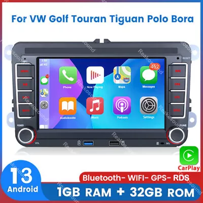 For VW Volkswagen Jetta Passat 7  Android13.0 Car Stereo Radio Carplay GPS NAVI • $119.99