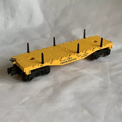 LIONEL UP9020 Flat Bed O Gauge Train Car Vintage • $12