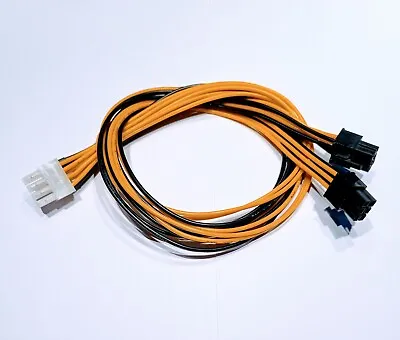 8Pin To 2x6Pin PCIE PSU Modular Cable Corsair AX760i CS750M HX650 RM850 SF450... • £15