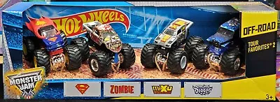 Hot Wheels Monster Jam Uva Digger Zombie Maxo Superman Off-Road Tour Favorites 2 • $16.99