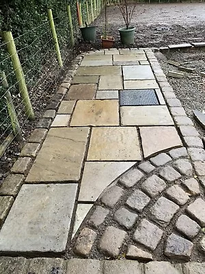 RECLAIMED YORK STONE FLAGS/slabs At Realistic Prices £50a Sq YdTo£80 A Sq Yd !! • £80