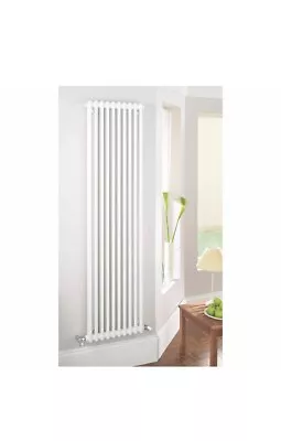 Acova 2-column Vertical Radiator 2000 X 398mm White • £100