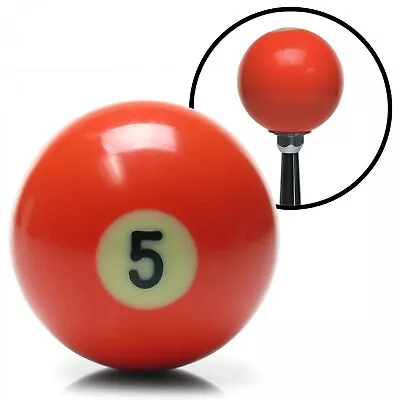 5 Ball Billiard Pool Custom Shift Knob Manual V8 Truck BB Car Gear Stick Shifter • $32.94