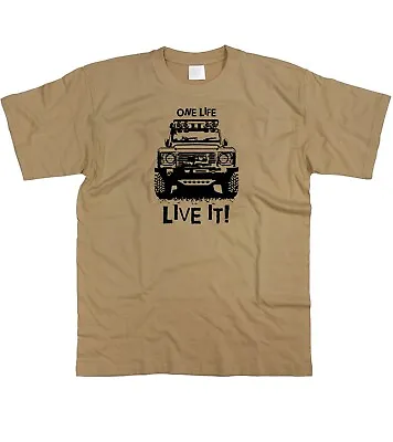One Life Live It Land Rover Mens T Shirt Series Defender  • £8.99