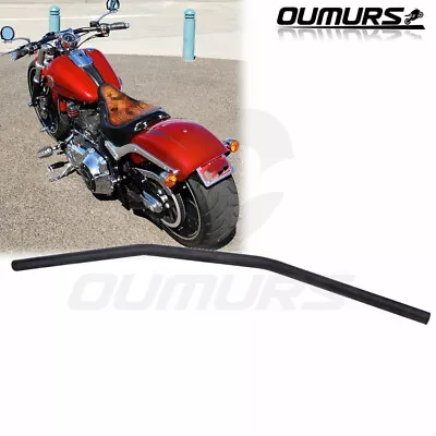 7/8  Motorcycle Drag Bars Handlebars For Harley Honda Suzuki Bobber Cafe Racer • $36.19