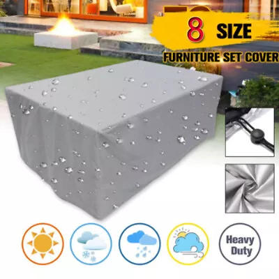 $51.59 • Buy Outdoor Furniture Cover Garden Patio Rain Waterproof UV Table Lounge Protector