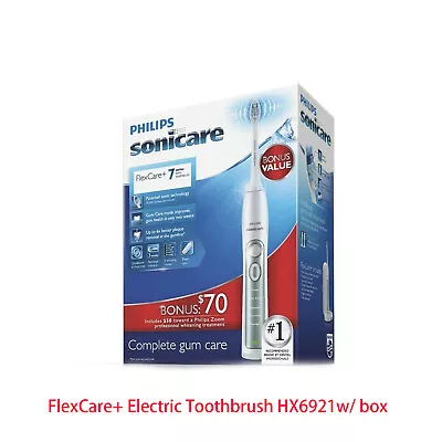 Philips Sonicare Flexcare Plus Sonic Electric Rechargeable Toothbrush HX6921 • $99.95