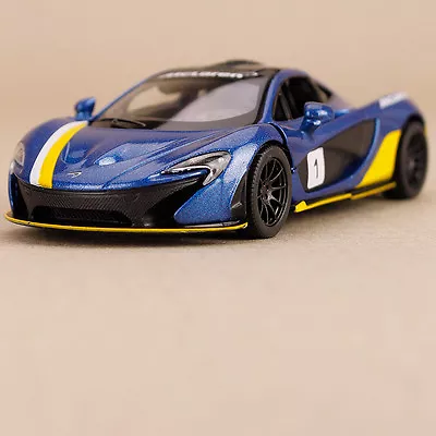 2013 Blue McLaren P1 Model Sports Car 1:36 Scale Die-Cast Pull Back Action • $30