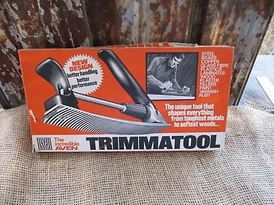 Vintage Aven Trimmatool England Rasp Tool-flex Blade-new In Original Box • $45