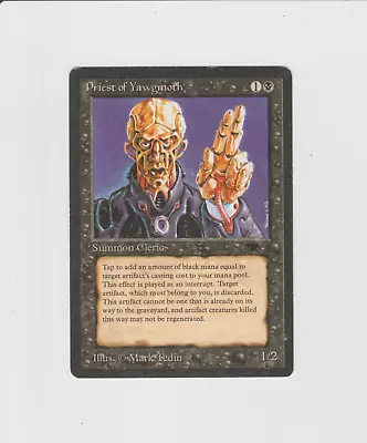 Priest Of Yawgmoth Antiquities From Magic The Gathering • $4.50