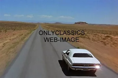 100 Mph On Southwest Desert Rd. Vanishing Point 1970 Dodge Challenger 8x12 Photo • $14.41