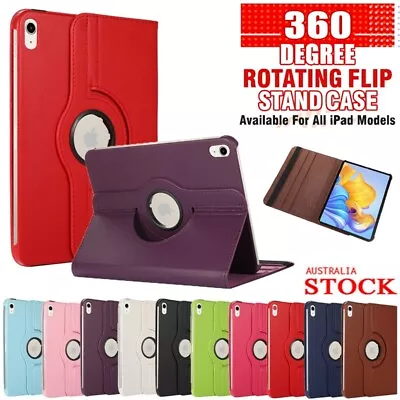 For Apple IPad Pro 12.9 11 Inch Air 5th 4th 1 2 Rotating Case Flip Stand Cover • $15.19