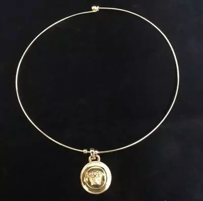 Versace Vintage Choker Necklace Colo Gold Men's Authentic • $289.99