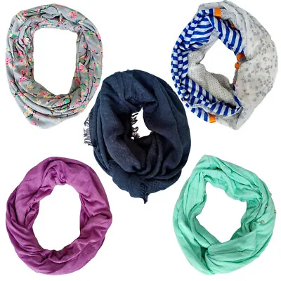 Loop Scarf Multifuntional Neck Scarf Snood For Women • £4.95