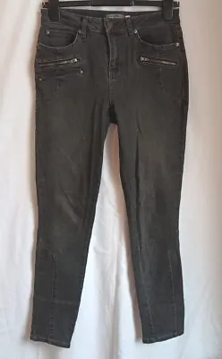 Mint Velvet Black Jeans Skinny Stretchy Cotton Mix Trousers - Ladies Size 10 Reg • $16.10