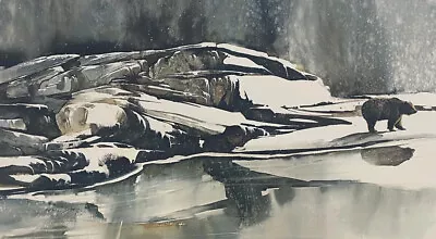 Morten E. Solberg - Winter Reflections -834/950 Ltd Edition-size 20-3/4 X 34  • $139