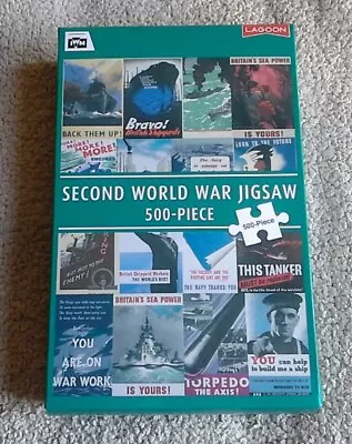 SECOND WORLD WAR JIGSAW 500 PIECE IMPERIAL WAR MUSEUM (IWM) WWII NAVY New • £10.99