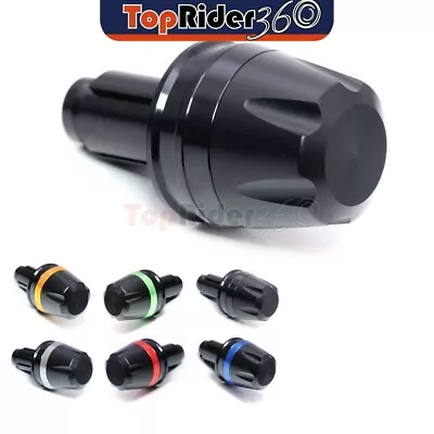 BLACK CNC Bar End Sliders MOIRE For Yamaha X-Max 300 17-19 18 • $29.94