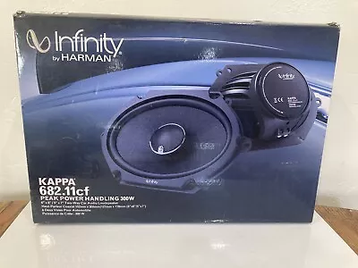 Infinity By Harman Kappa 682.11cf Peak Power Handling 300w Two Way Car Speaker • $79