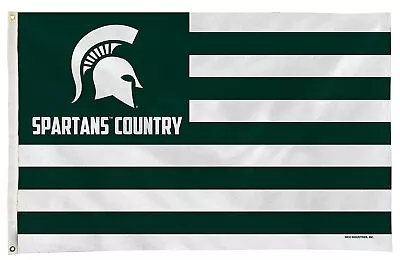 Michigan State University Spartans Premium 3x5 Feet Flag Banner Country... • $29.79
