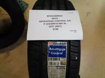 Bfgoodrich Advantage Control A/s P 255 50 18 95h Xl All Season Tire 49333 Bq3 • $162.86