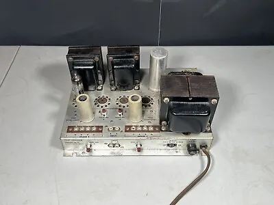 Fisher Chassis SA-16 Stereo Tube Amplifier Powers On Untested • $699.99