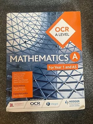 OCR A Level Mathematics Year 1 (AS) Revision Textbook • £7.50