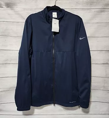 Nike Storm-FIT Victory Full Zip Navy Golf Jacket DA2867-451 **Men's Large** • $50