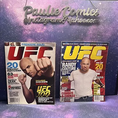 UFC Magazine #1 9 Premier Issue Dana White Randy Couture UFC 100 Collectible  • $12.33