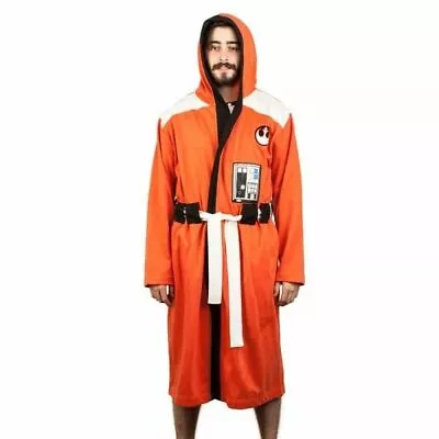 Star Wars Rebel Alliance Hooded Bath House Robe Size: Mens S/M Or L/XL • $16