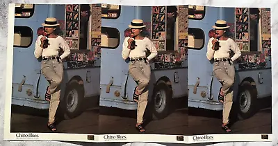 Lee Jeans Chino Blues Store Display Poster 1990's VTG 24 X 37 Ice Cream Truck • $29.74
