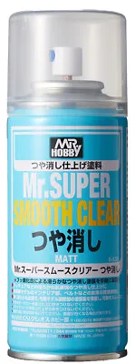 Mr. Hobby B530 Mr. Super Smooth Clear Flat Matt Lacquer Spray Paint 170ml - US • $17.50