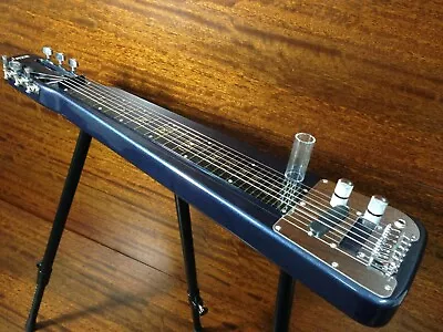 Haze HSLT 1930MBL Electric LAP Steel Guitar+Feet SupportersGlass Slide BarBag • $214